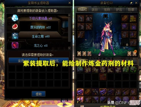 DNF炼金术：探索高利润药剂，揭秘哪些配方最能赚钱之道